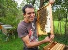 António Couto, formador da BeeAlive Academy, junto às suas colmeias